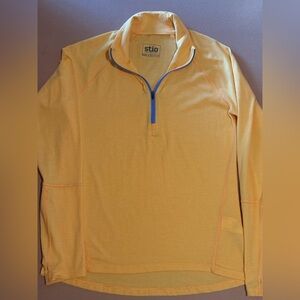 Stio Womans Shirt Pullover Yellow Size M